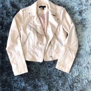 Light pink leather jacket FOREVER 21